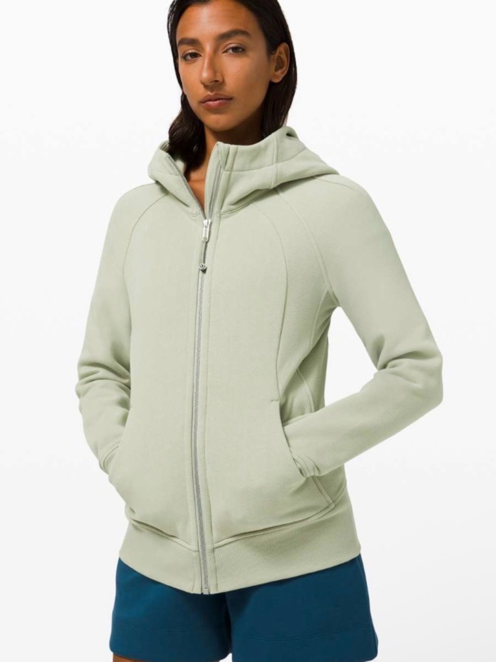 Lululemon Scuba Hoodie *Light Cotton Fleece Green Fern Size 4